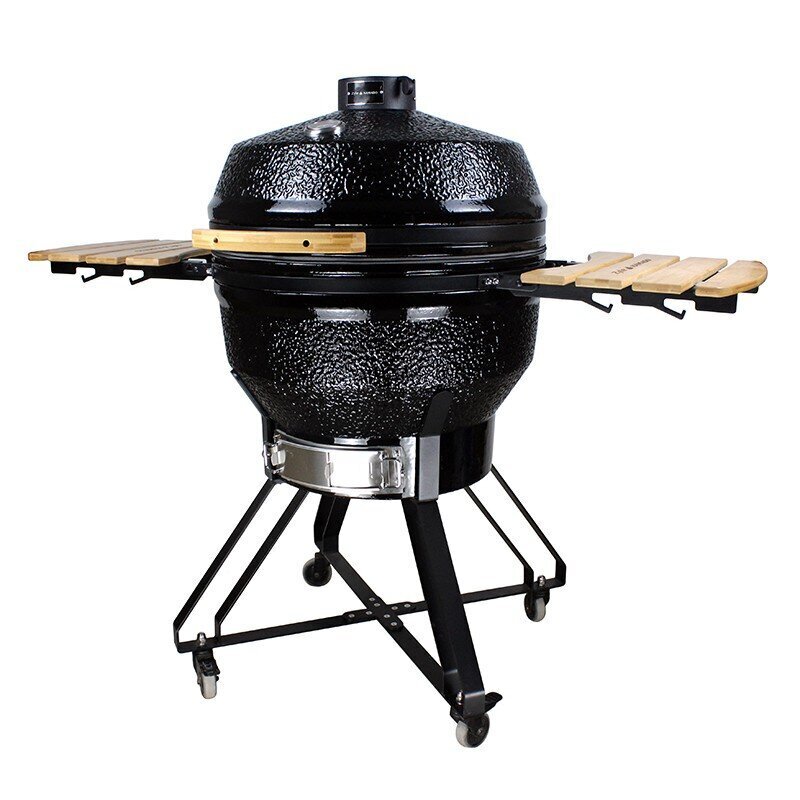 Kepsninė su priedais Zyle Kamado XX Large ZY26KSBLSET, 66 cm kaina ir informacija | Kepsninės, griliai | pigu.lt