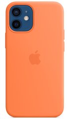 Apple Silicone Case MagSafe MHKN3ZM/A Kumquat kaina ir informacija | Telefono dėklai | pigu.lt