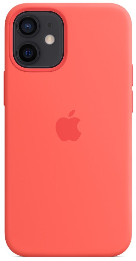 Apple Silicone Case MagSafe MHKP3ZM/A Pink Citrus kaina ir informacija | Telefono dėklai | pigu.lt