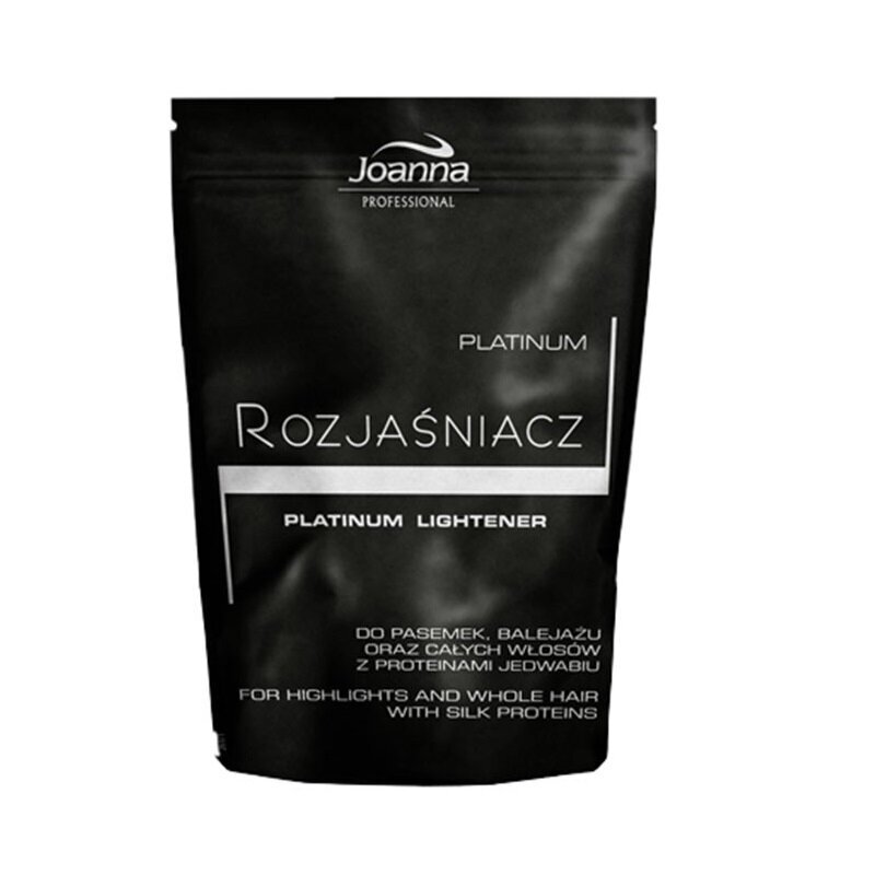 Plaukų šviesinimo milteliai Joanna Professional Platinum Lightener with Silk Proteins, 450g kaina ir informacija | Plaukų dažai | pigu.lt