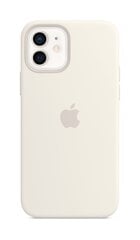 Силиконовый чехол Apple MagSafe Silicone для Apple iPhone 12 / 12 Pro, белый цена и информация | Чехлы для телефонов | pigu.lt