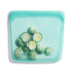 Daugkartinio naudojimo silikoninis stasher sumuštinių maišelis Aqua цена и информация | Посуда для хранения еды | pigu.lt