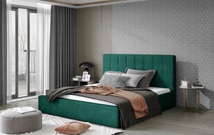 Кровать NORE Audrey 05, 140x200 см, зеленая цена и информация | Кровати | pigu.lt