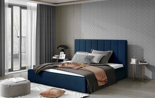 Кровать NORE Audrey 10, 160x200 см, синяя цена и информация | Кровати | pigu.lt