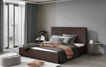 Кровать NORE Audrey 02, 180x200 см, коричневая