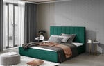 Кровать NORE Audrey 05, 180x200 см, зеленая