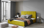 Кровать NORE Audrey 13, 180x200 см, желтая