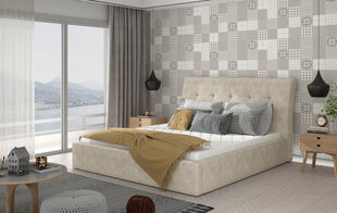 Кровать NORE Inge 01, 180x200 см, бежевая цена и информация | Кровати | pigu.lt