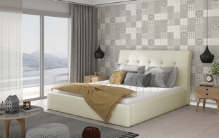 Кровать NORE Inge 22, 180x200 см, бежевая цена и информация | Кровати | pigu.lt