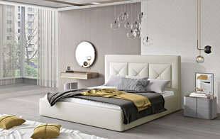 Кровать NORE Cloe 25, 180x200 см, бежевая цена и информация | Кровати | pigu.lt