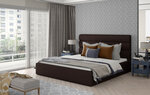 Кровать NORE Caramel 19, 160x200 см, темно-коричневая