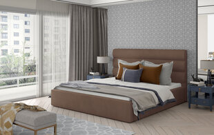 Кровать NORE Caramel 05, 180x200 см, светло-коричневая цена и информация | Кровати | pigu.lt