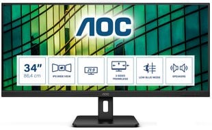 AOC Q34E2A kaina ir informacija | Monitoriai | pigu.lt