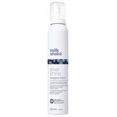 Plaukų putos Milk Shake Silver Shine, 200 ml kaina ir informacija | Plaukų formavimo priemonės | pigu.lt