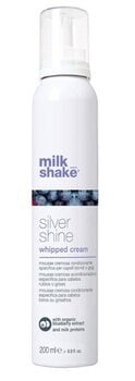 Plaukų putos Milk Shake Silver Shine, 200 ml kaina ir informacija | Plaukų formavimo priemonės | pigu.lt