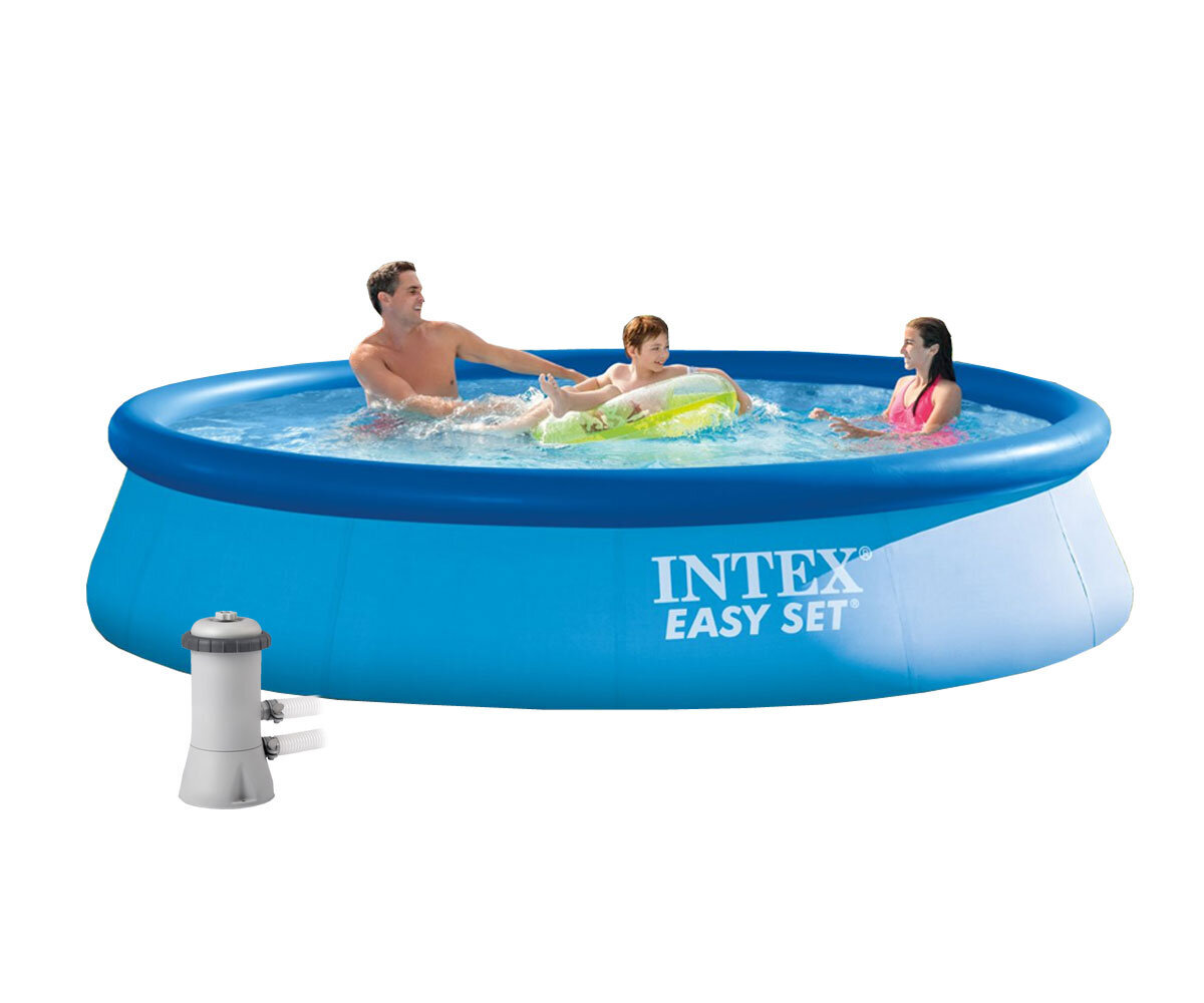 Baseinas Intex Easy Set 366x76 cm, su filtru kaina ir informacija | Baseinai | pigu.lt