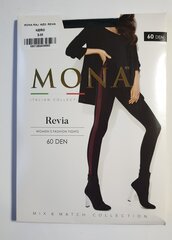 Женские колготки с рисунком MONA Revia 60 (Черные) цена и информация | Чулки Fifty Shades of Grey Captivate | pigu.lt