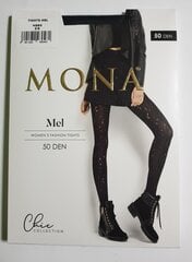 Женские колготки с имитацией дырок MONA Mel 50 (Черные) цена и информация | Колготки | pigu.lt