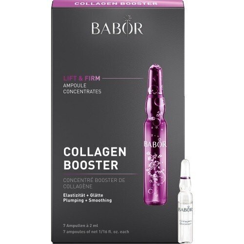 Koncentratas veidui, skatinantis kolageno sintezę odoje Babor Collagen Booster Fluid, 7 x 2 ml. kaina ir informacija | Veido aliejai, serumai | pigu.lt