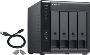 Qnap TR-004 цена и информация | Жёсткие диски (SSD, HDD) | pigu.lt