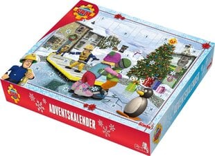 Адвент(предрождественский)-календарь Simba Fireman Sam (Пожарный Сэм), 40 частей цена и информация | Игрушки для мальчиков | pigu.lt