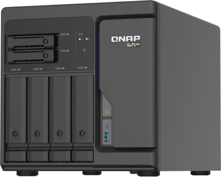 Qnap TS-H686-D1602-8G kaina ir informacija | Išoriniai kietieji diskai (SSD, HDD) | pigu.lt