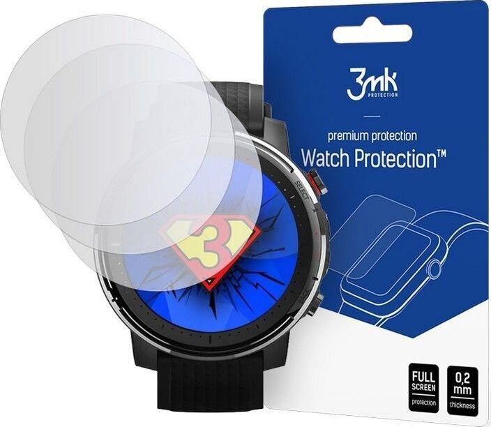 3MK Watch Screen Protector цена и информация | Išmaniųjų laikrodžių ir apyrankių priedai | pigu.lt