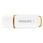 PHILIPS USB 2.0 FLASH DRIVE SNOW EDITION (ORANGE) 128GB kaina ir informacija | USB laikmenos | pigu.lt