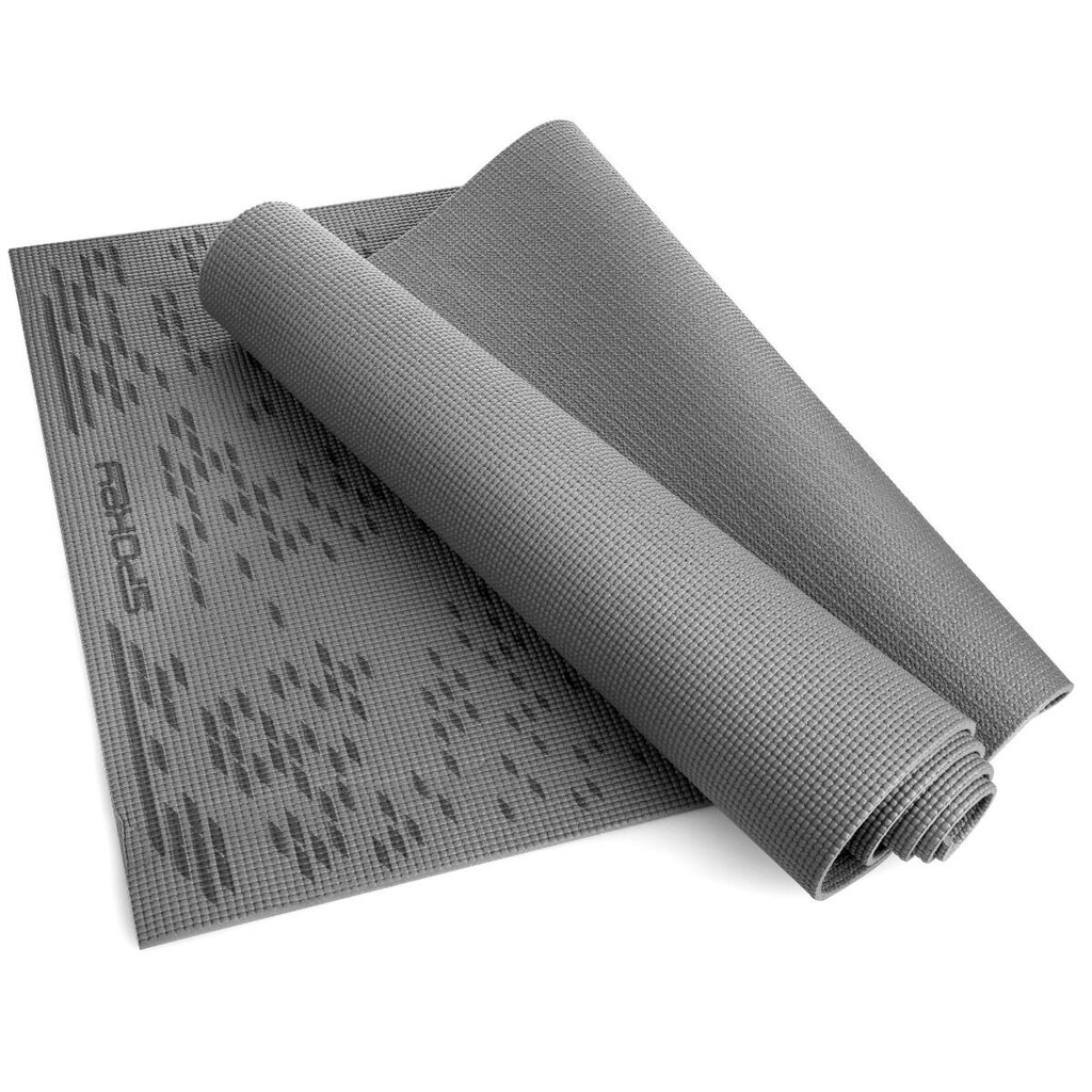 Gimnastikos kilimėlis Spokey Lightmat II 180x60x0,4 cm, pilkas kaina ir informacija | Kilimėliai sportui | pigu.lt