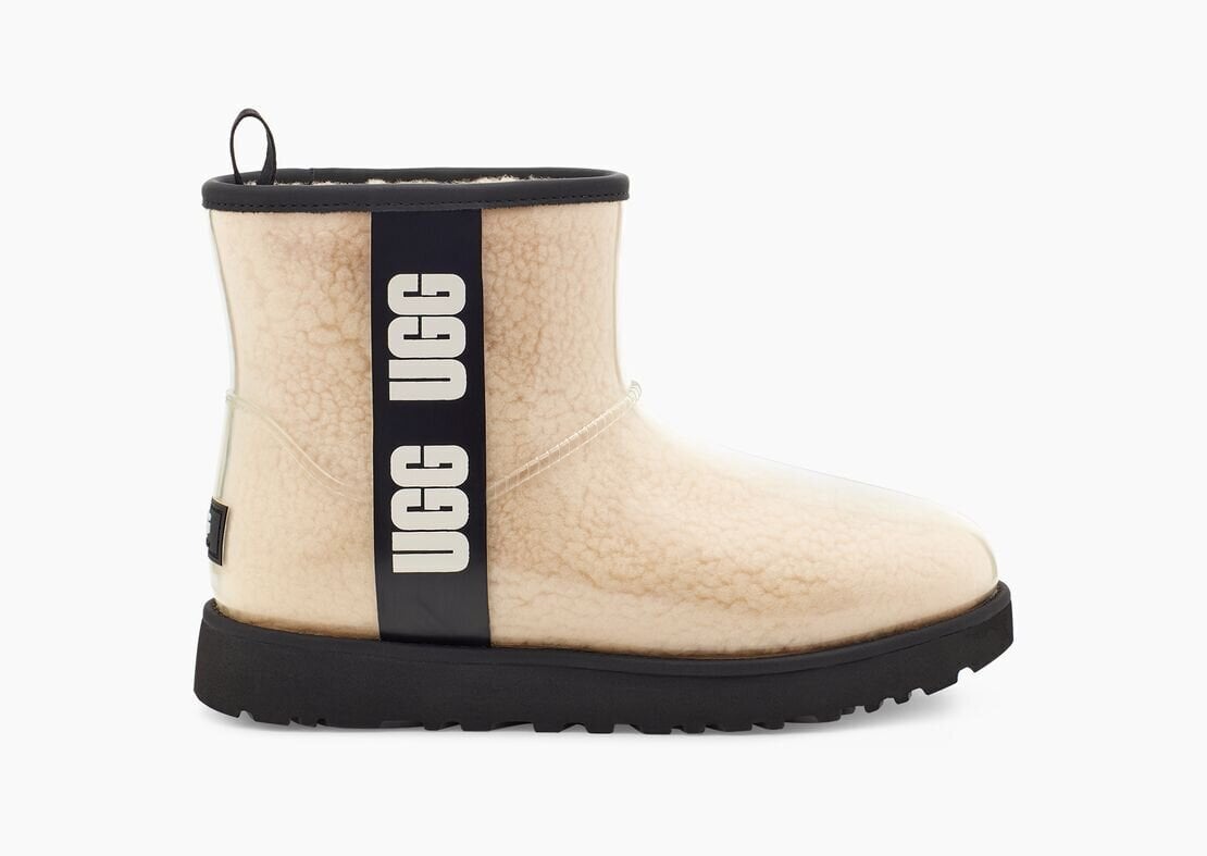 UGG aulinukai moterims W Classic Clear Mini, smėlio spalvos цена и информация | Aulinukai, ilgaauliai batai moterims | pigu.lt