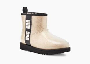 UGG сапоги женские W Classic Clear Mini, бежевые цена и информация | Женские сапоги | pigu.lt