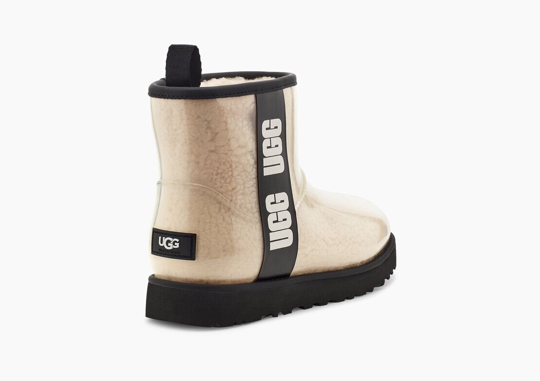 UGG aulinukai moterims W Classic Clear Mini, smėlio spalvos kaina ir informacija | Aulinukai, ilgaauliai batai moterims | pigu.lt