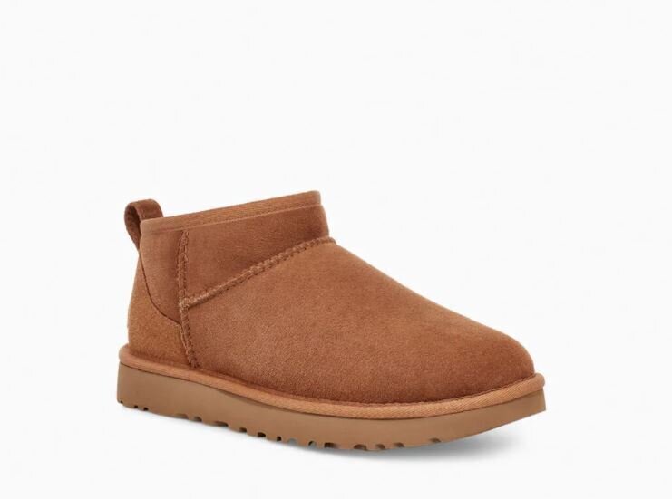 Aulinukai moterims UGG W Classic Ultra Mini, rudi цена и информация | Aulinukai, ilgaauliai batai moterims | pigu.lt