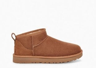 Aulinukai moterims UGG W Classic Ultra Mini, rudi kaina ir informacija | Aulinukai, ilgaauliai batai moterims | pigu.lt