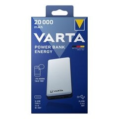 Atsarginis maitinimo šaltinis Varta Energy 20000mAh kaina ir informacija | varta Mobilieji telefonai, Foto ir Video | pigu.lt