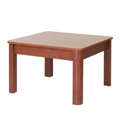 Кофейный столик Selsey Derlings 70x70см, коричневый цена и информация | Журнальные столики | pigu.lt