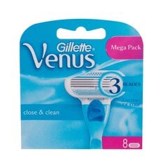 Skustuvo galvutės Gillette Venus, 8 vnt. kaina ir informacija | Skutimosi priemonės ir kosmetika | pigu.lt