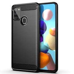 CARBON Case for SAMSUNG Galaxy A21S black kaina ir informacija | Telefono dėklai | pigu.lt