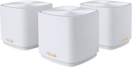 Asus ZenWiFi AX Mini(XD4)(3pk White) kaina ir informacija | Maršrutizatoriai (routeriai) | pigu.lt