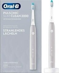 Oral-B Slim Clean 2000 GR kaina ir informacija | Elektriniai dantų šepetėliai | pigu.lt