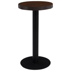 Bistro staliukas, 40 cm, rudas kaina ir informacija | Virtuvės ir valgomojo stalai, staliukai | pigu.lt