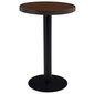 Bistro staliukas, 50 cm, rudas kaina ir informacija | Virtuvės ir valgomojo stalai, staliukai | pigu.lt