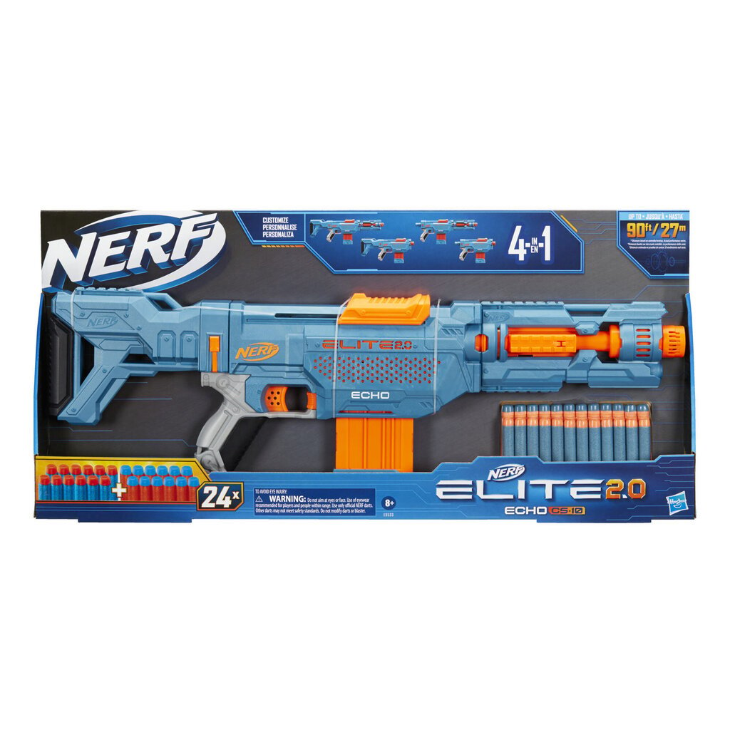 Žaislinis šautuvas Nerf Elite 2.0 Echo CS 10 kaina ir informacija | Žaislai berniukams | pigu.lt