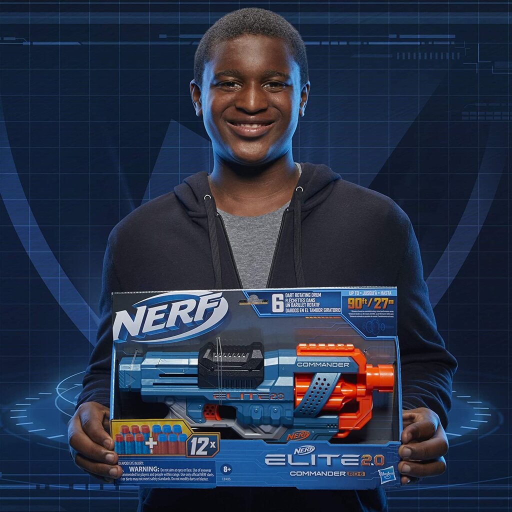 Žaislinis šautuvas Nerf Elite 2.0 Commander RC 6 kaina ir informacija | Žaislai berniukams | pigu.lt