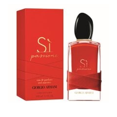 Парфюмерная вода Giorgio Armani Si Passione Red Maestro EDP для женщин 100 мл цена и информация | Женские духи | pigu.lt