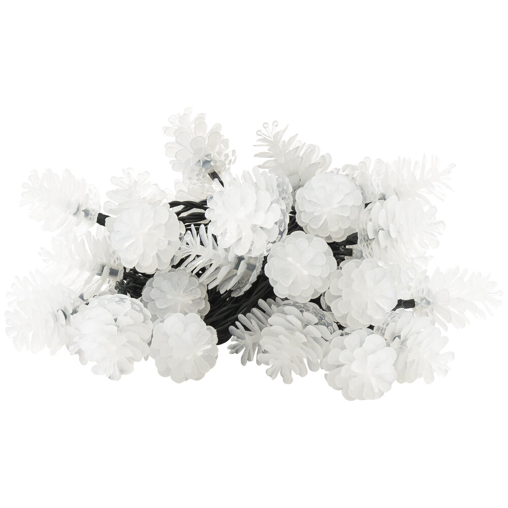 Kankorėžių girlianda 40LED, 10 + 5m, šiltai balta, RETLUX RXL 369