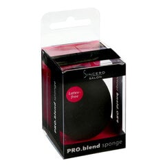 Губка для макияжа "Sincero Salon" Pro blend, black 1 шт. цена и информация | Кисти для макияжа, спонжи | pigu.lt