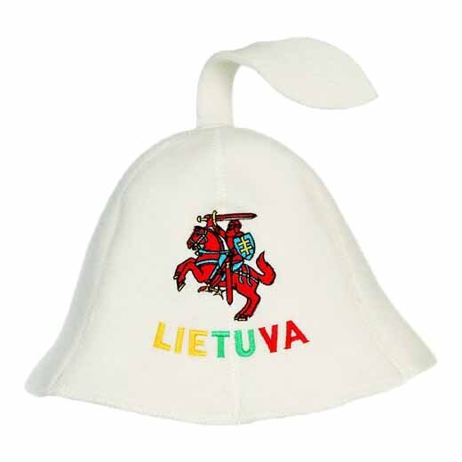 Pirties kepurė "Lietuva" kaina ir informacija | Saunos, pirties aksesuarai | pigu.lt