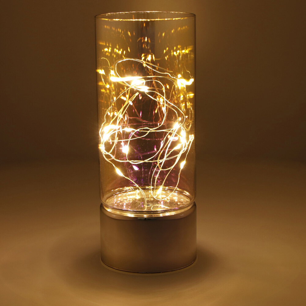 Stiklo dekoracija šviečianti taurė 20 LED, šiltai balta, RETLUX RXL 360 цена и информация | Kalėdinės dekoracijos | pigu.lt