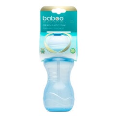 Baboo gertuvė su silikoniniu šiaudeliu, 360ml, 9+ mėn, mėlyna цена и информация | Бутылочки и аксессуары | pigu.lt